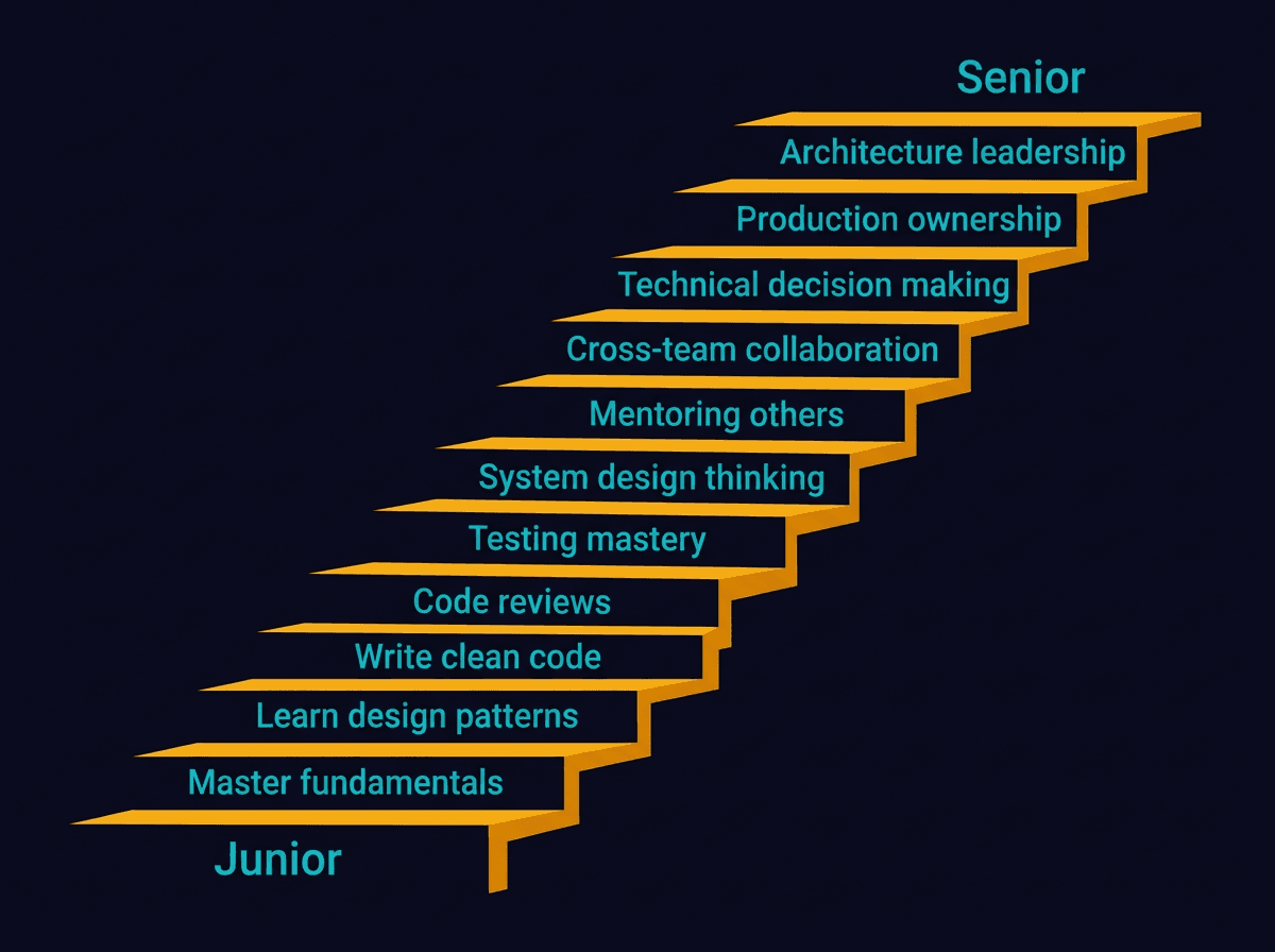 11 steps to go from Junior to Senior Developer