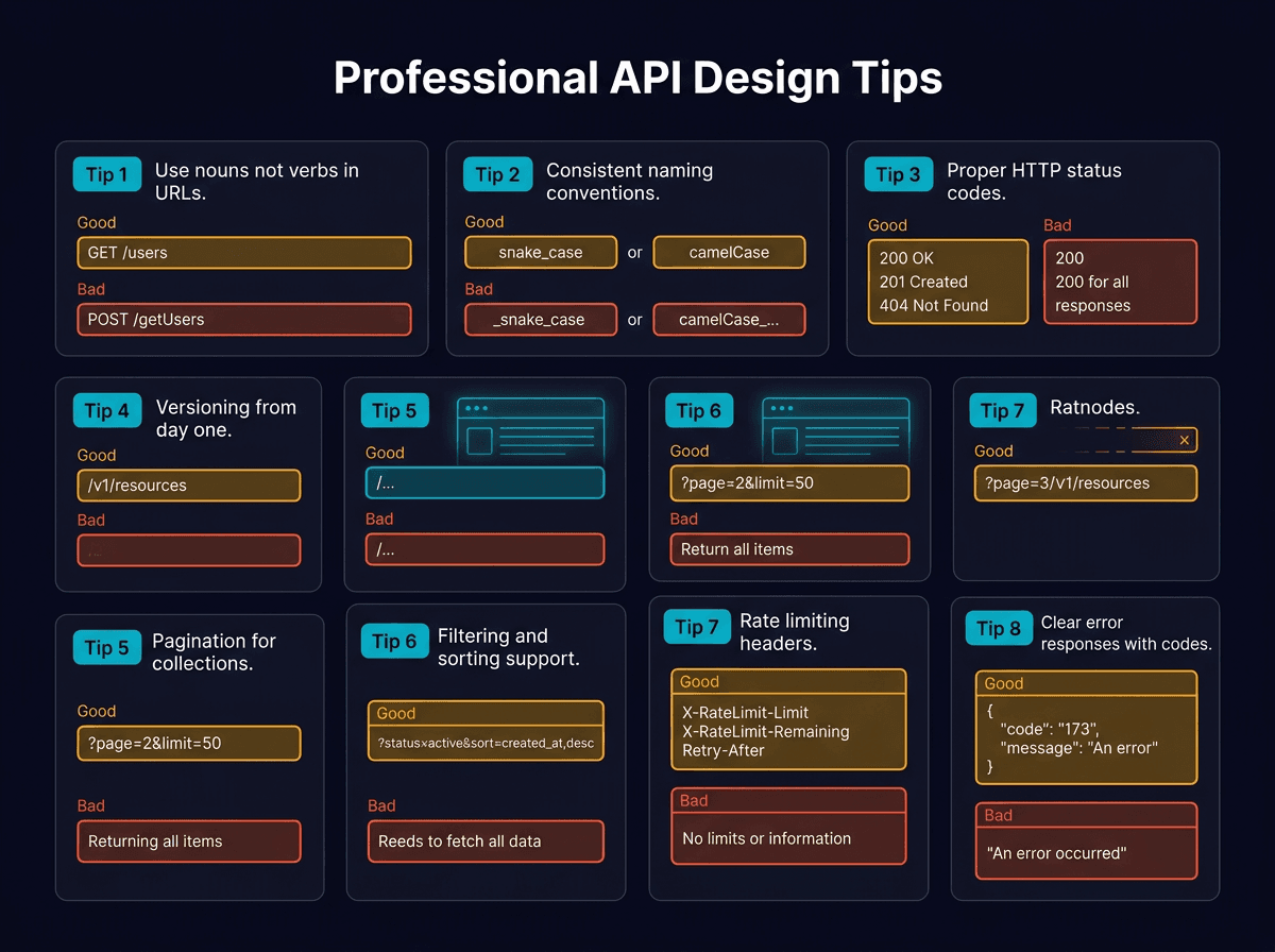 8 Tips for Efficient API Design