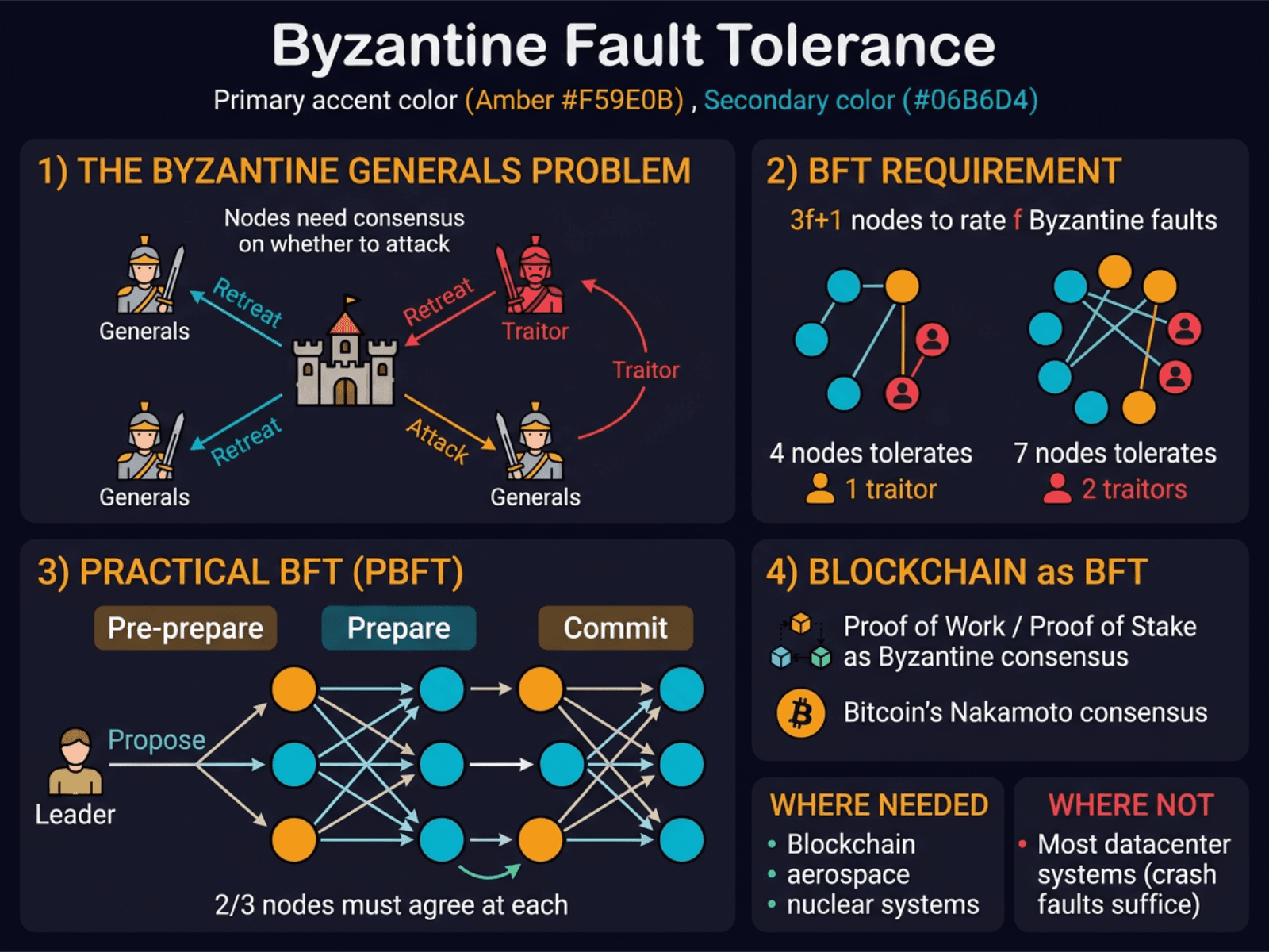 Byzantine Fault Tolerance diagram