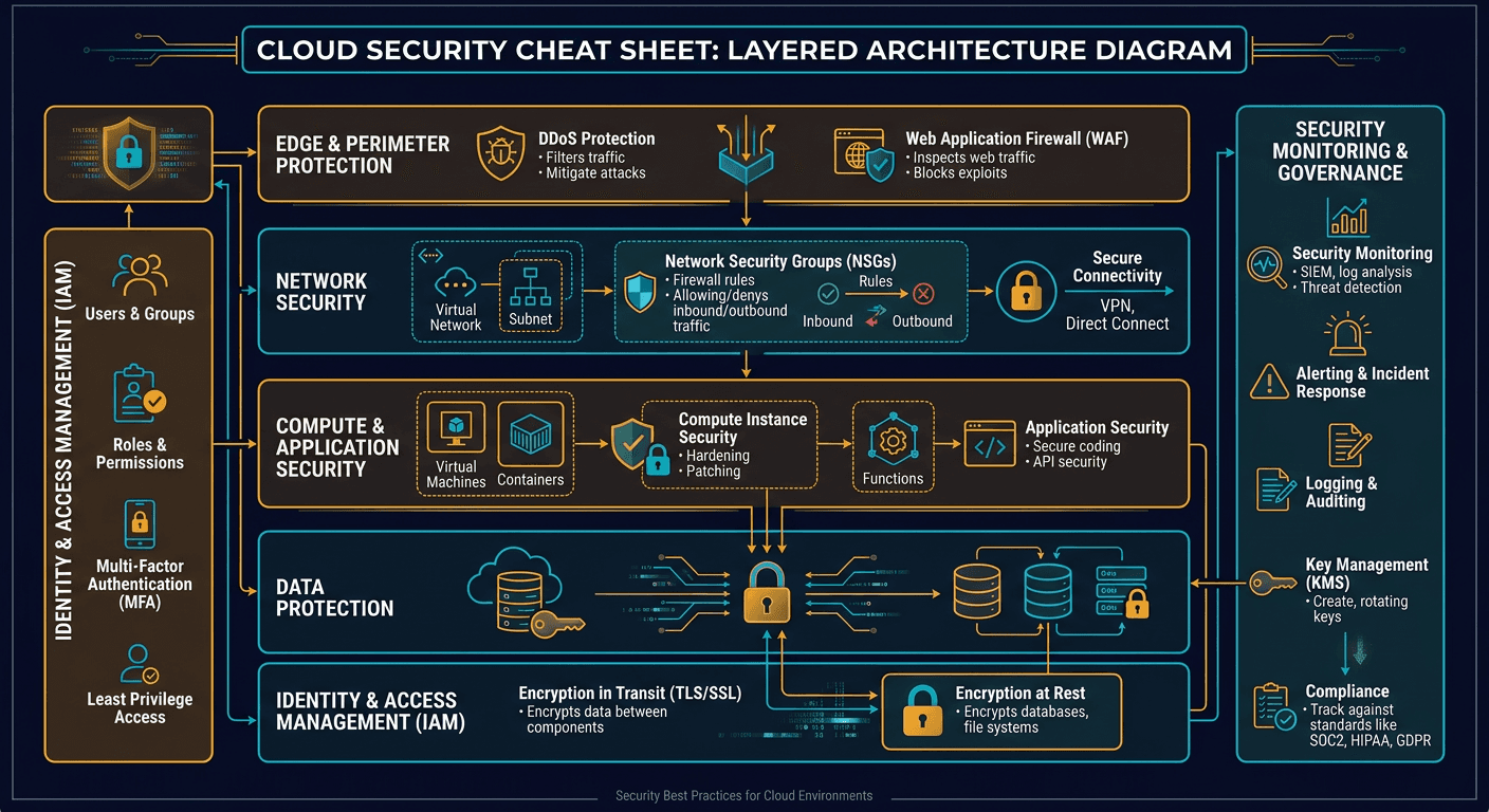 Cloud Security Cheat Sheet  diagram