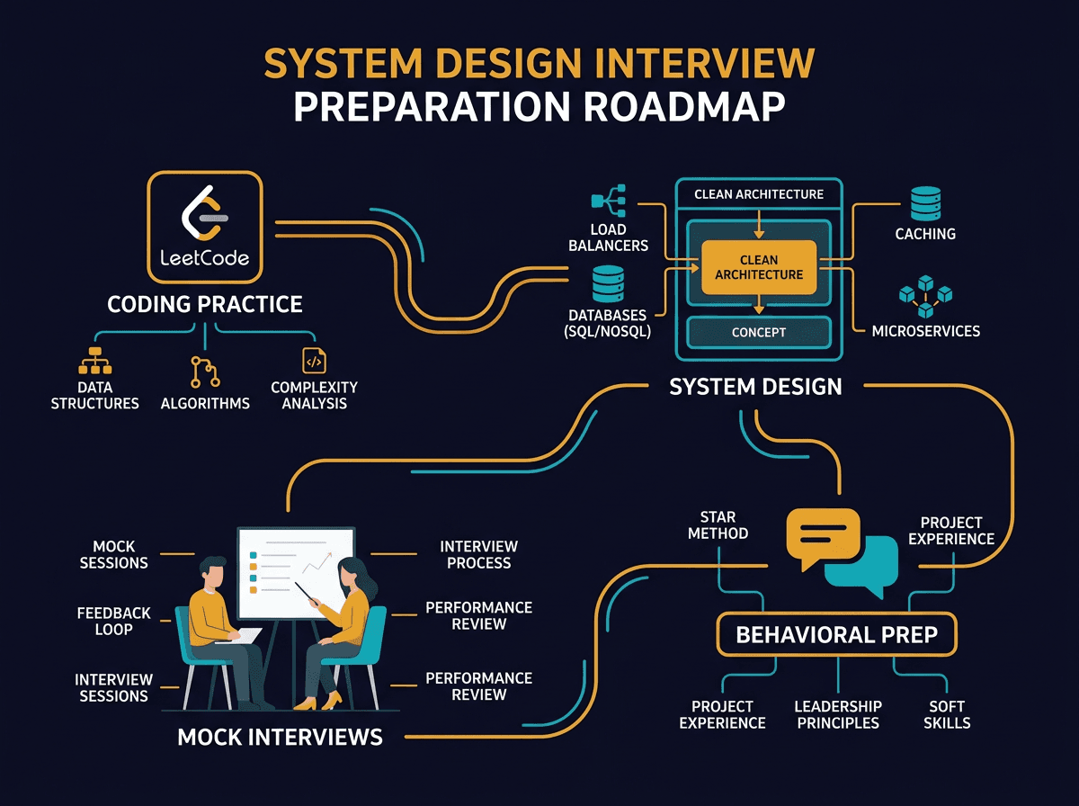 Technical Interview Preparation Resources diagram