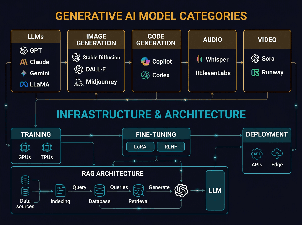 The Ultimate Walkthrough of the Generative AI Landscape diagram