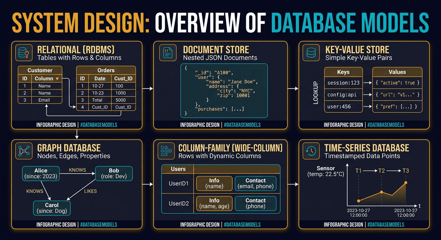 Top 6 Database Models