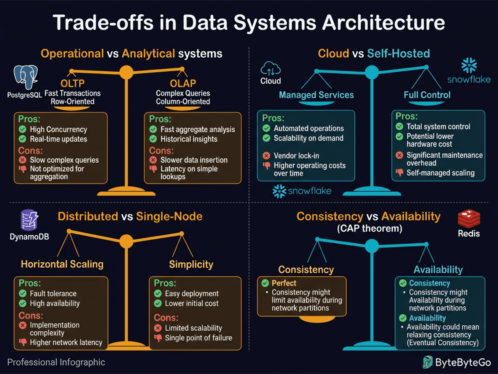 Trade-offs in Data Systems Architecture diagram
