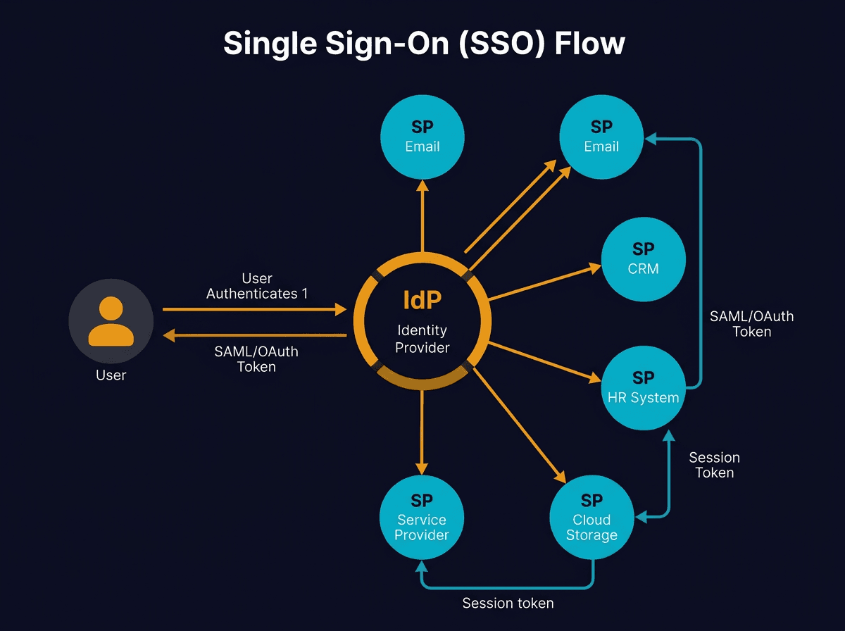 What is SSO (Single Sign-On) diagram