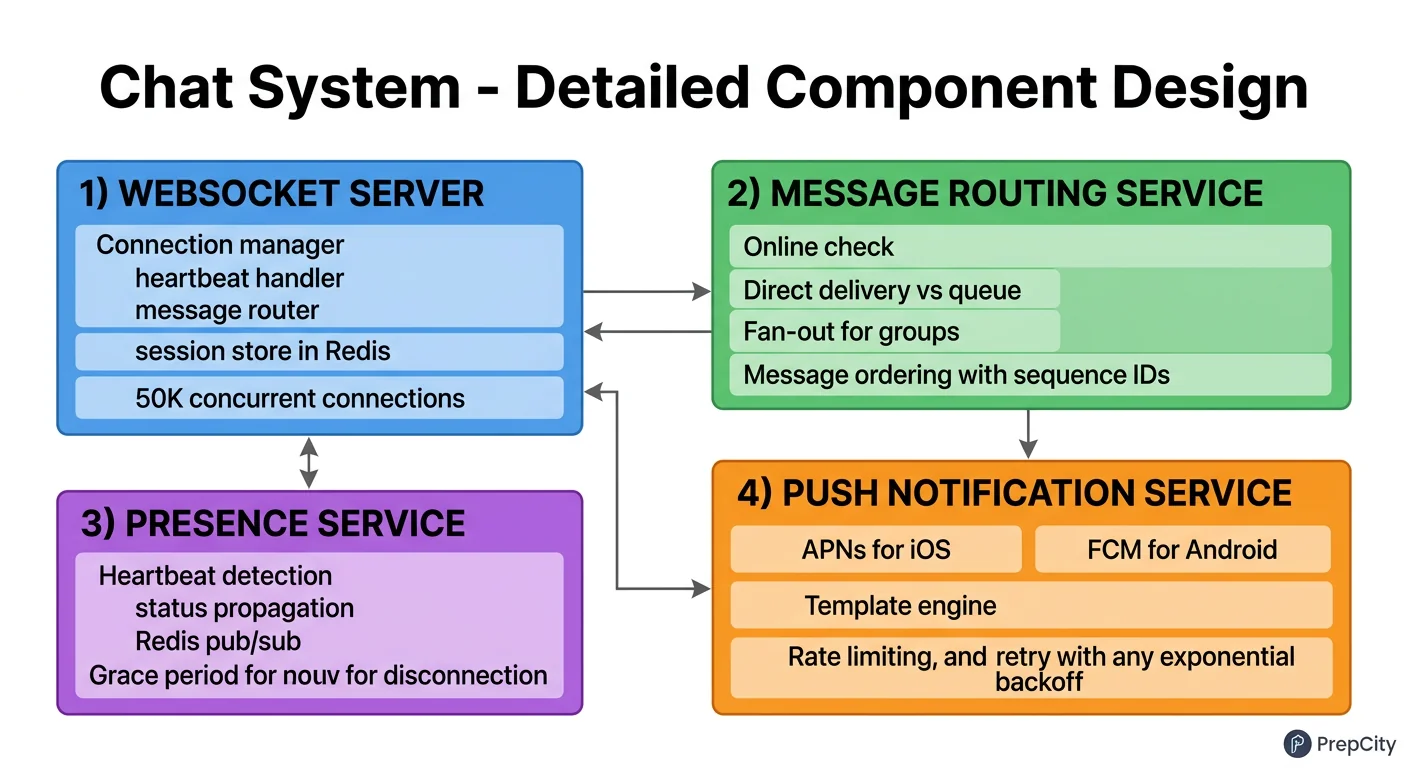 Detailed Component Design diagram