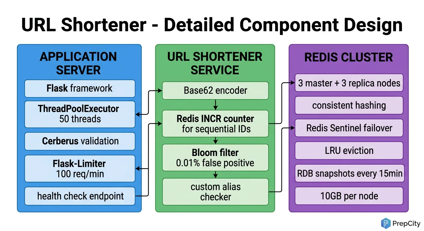 Detailed Component Design diagram