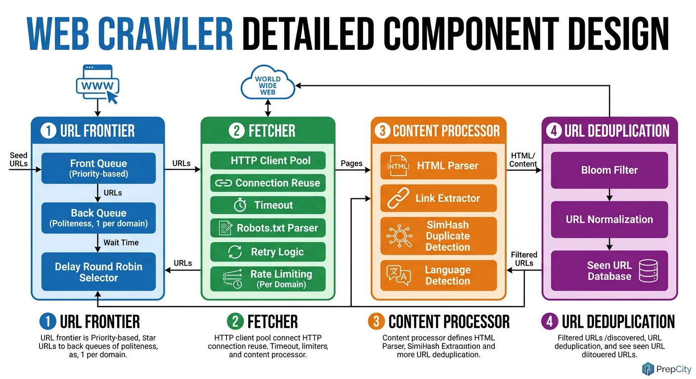 Detailed Component Design diagram